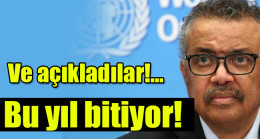 Bu yıl bitiyor!
