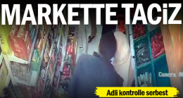 Markette taciz iddiası…. Şüpheli yakalandı