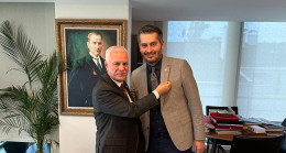 Av. Baran SARUHAN İYİ Parti’ye katıldı, rozetini Gn. Başkan Yrd. Koray AYDIN taktı