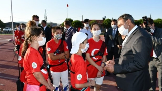 Okçular hedefleri 15 Temmuz için vurdular