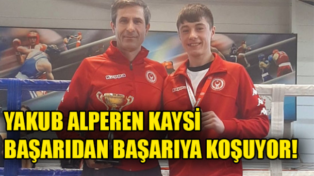 YAKUB ALPEREN KAYSİ BAŞARIDAN BAŞARIYA KOŞUYOR