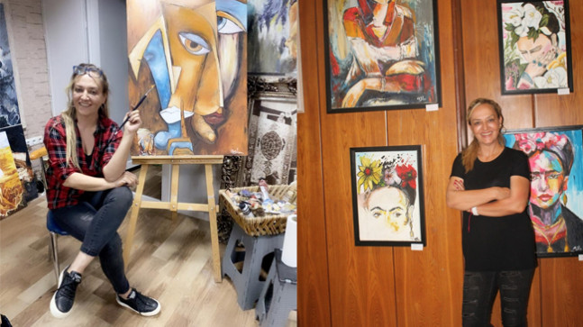 ASLI KINALI YILIN EN BAŞARILI ÖDÜLLÜ RESİM SANATÇISI RESSAMI SEÇİLDİ