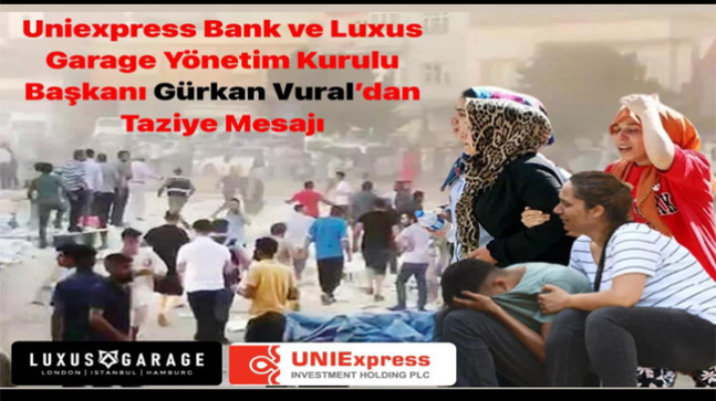 UNİEXPRESS BANK’TAN TAZİYE MESAJI
