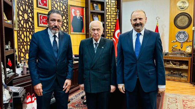 Menderes Kutlu MHP Lideri Bahçeli’yi Ziyaret Etti