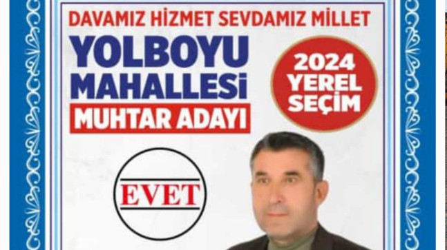 Diyarbakır’n Örnek Muhtar Adayı Hacı Tekin İşitmez