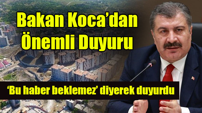 ‘Bu haber beklemez’ diyerek duyurdu