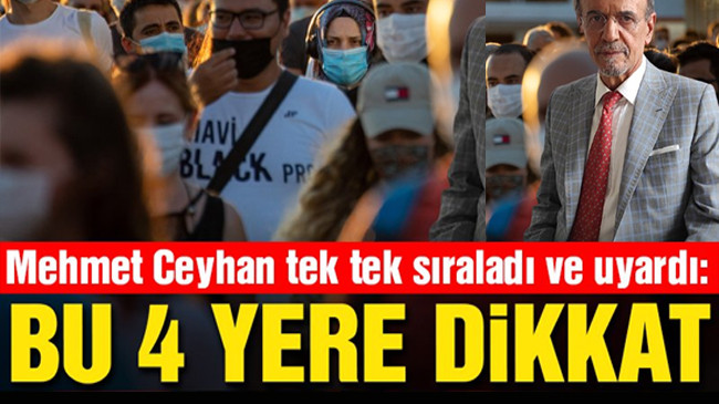 Mehmet Ceyhan tek tek sıraladı ve uyardı