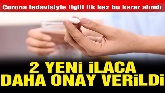 EMA, coronaya karşı 2 yeni ilaca onay verdi