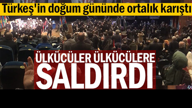 Türkeş’in doğum gününde ortalık karıştı