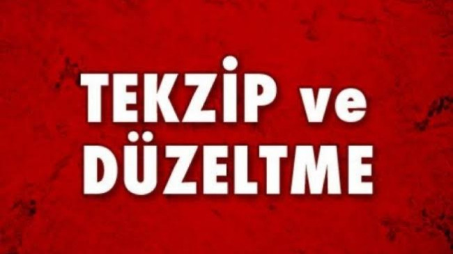 Tekzip ve Düzeltme
