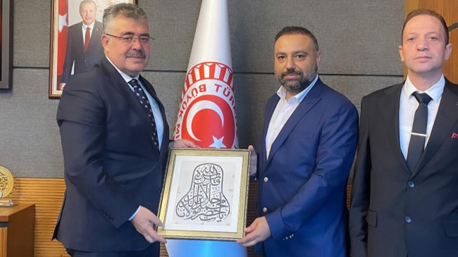 Ferhat Aydoğan, Güvenlik ve İstihbarat Komisyonu Başkanı ile Bir Araya Geldi
