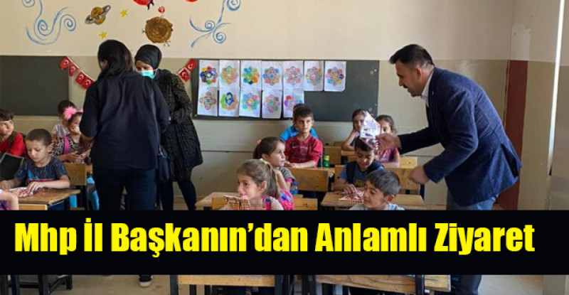 Mhp İl Başkanın’dan Anlamlı Ziyaret