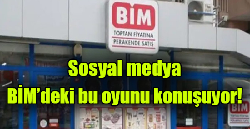 Sosyal medya BİM’deki bu oyunu konuşuyor