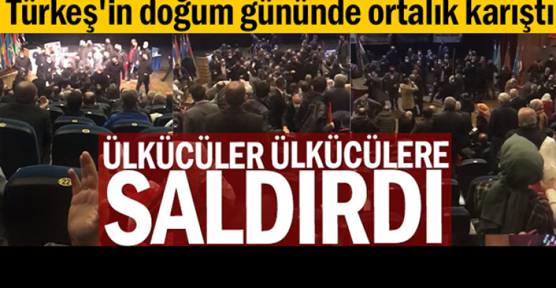 Türkeş’in doğum gününde ortalık karıştı