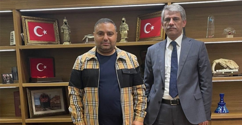 GAZETECİ FERHAT AYDOĞAN, KÜLTÜR VE TURİZM BAKAN YARDIMCISI NADİR ALPARSLAN’I ZİYARET ETTİ