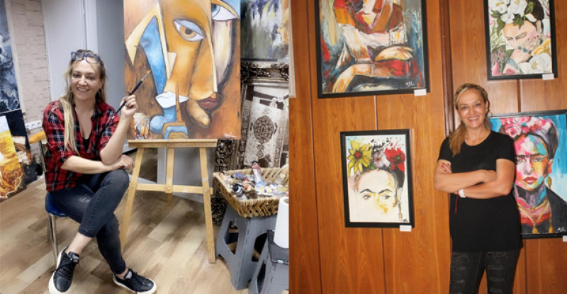 ASLI KINALI YILIN EN BAŞARILI ÖDÜLLÜ RESİM SANATÇISI RESSAMI SEÇİLDİ