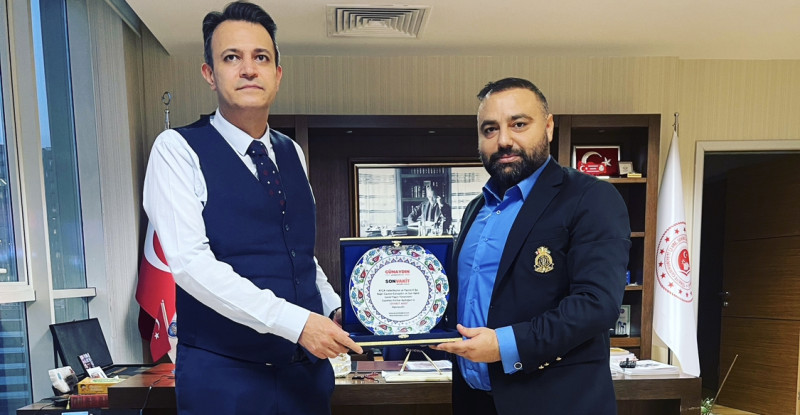 Gazeteci Ferhat Aydoğan’dan Milli Emlak Genel Müdürü’ne Ziyaret