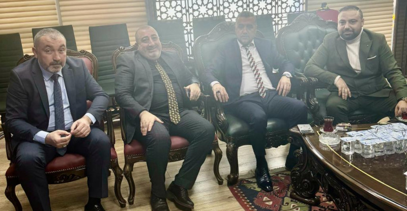 Ferhat Aydoğan Ankara MHP il başkanı Alparslan Doğan’ı ziyaret etti