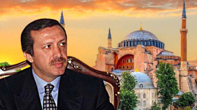 Erdoğan’ın 26 yıl önceki demeci ortaya çıktı! Ayasofya’nın cami olması sözünü o zaman vermiş