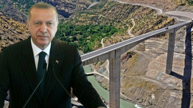 Son dakika: Türkiye’nin en yüksek köprüsü olan Botan Çayı Beğendik Köprüsü açıldı