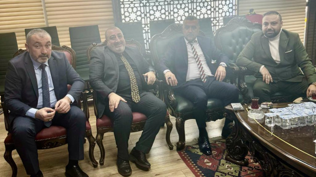 Ferhat Aydoğan Ankara MHP il başkanı Alparslan Doğan’ı ziyaret etti