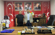 Dünya Basın Federasyonu Üyesi Şırnak Mhp İl Başkanı Tatar’ı Ziyaret Etti