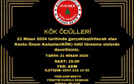 ANTALYA KÖK ÖDÜLLERİ 21 NİSAN’DA AKM’DE