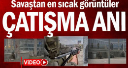 Ukrayna ordusunun Rusya’ya karşı savaştığı anlar görüntülendi