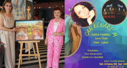 ÜNLÜ RESSAM SALİHA YEŞİLKÖY,SİBEL ÇAKAR VE SEVİL ÖCAL ‘IN SERGİSİ GÖRMEYE DEĞER