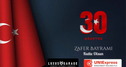 LuxusGarage ve Uniexpress Bank’dan Ortak 30 Ağustos Mesajı