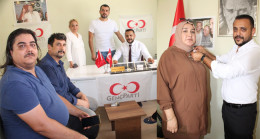 GENÇ PARTİ SEYHAN İLÇE BAŞKANI CAN ÇERÇEL 60 KİŞİYE ROZET TAKTI