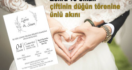 Zehra ve Sinan çiftinin düğün törenine ünlü akını