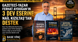 NAİL KIZILTAŞ’TAN GAZETECİ-YAZAR FERHAT AYDOĞAN’A DESTEK