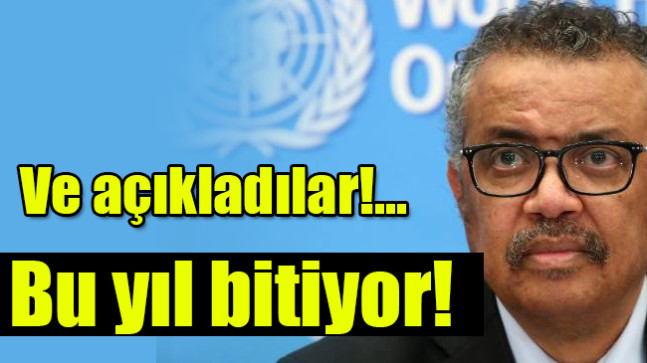 Bu yıl bitiyor!