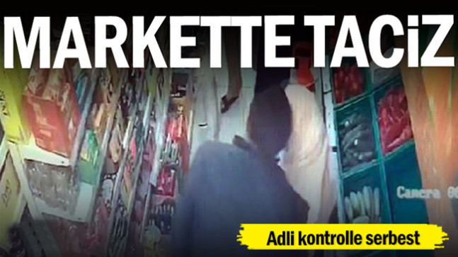 Markette taciz iddiası…. Şüpheli yakalandı