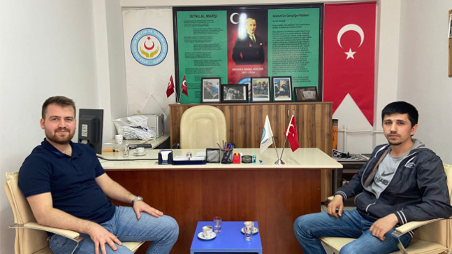ULUSLARARASI SOSYAL SORUMLULUK DERNEĞİ GENEL BAŞKANI MUCTEBA BEKTAŞ’TAN AYAZ ATA DERNEĞİ’NE ZİYARET