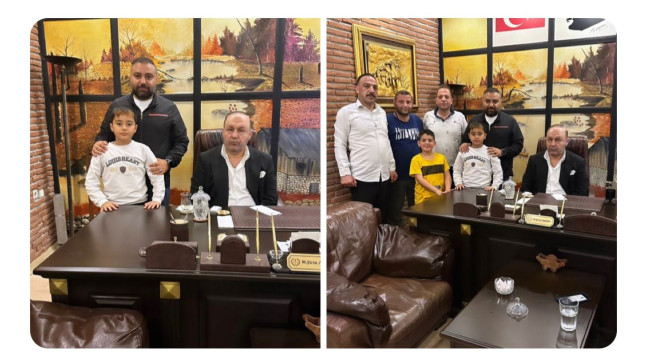 Ferhat Aydoğan oğlu Cippo ile Şirin Aksoy’a ziyaret