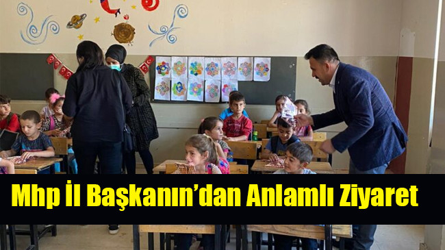 Mhp İl Başkanın’dan Anlamlı Ziyaret
