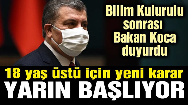 Fahrettin Koca’dan kritik açıklamalar! Aşılamada yeni dönem