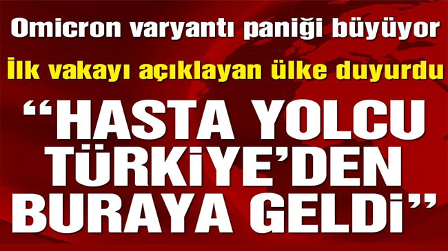 Tunus’ta ilk Omicron vakası: Türkiye’den seyahat eden yolcuda tespit edildi