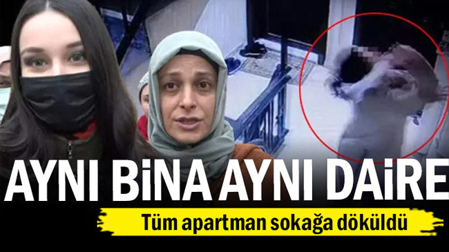 Aynı bina aynı daire… Tüm apartman sokağa döküldü