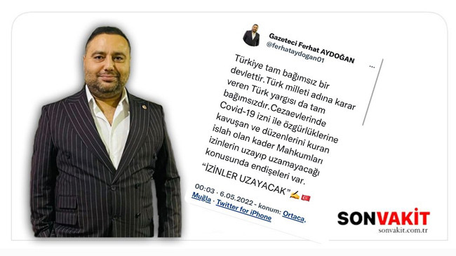 Mahkum Yakınları Sözcüsü Ferhat Aydoğan İzinlerin Uzayacağını Söylemişti