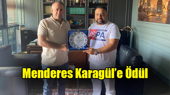 Menderes Karagül’e Ödül