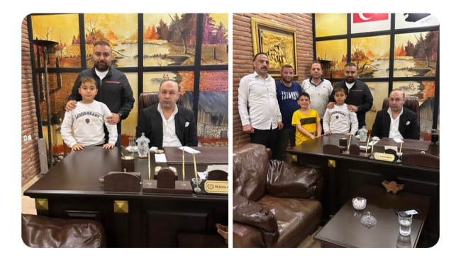 Ferhat Aydoğan oğlu Cippo ile Şirin Aksoy’a ziyaret