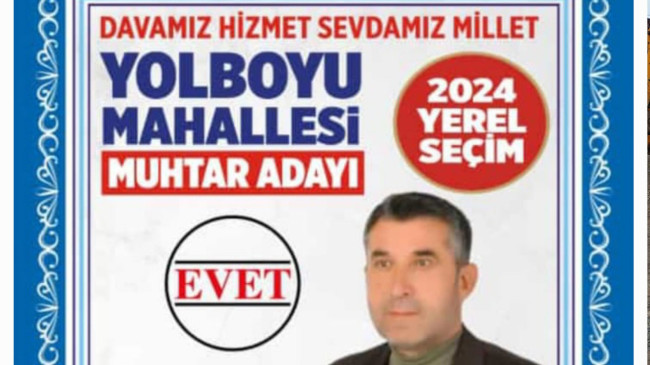 Diyarbakır’n Örnek Muhtar Adayı Hacı Tekin İşitmez