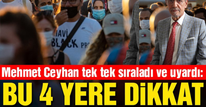 Mehmet Ceyhan tek tek sıraladı ve uyardı