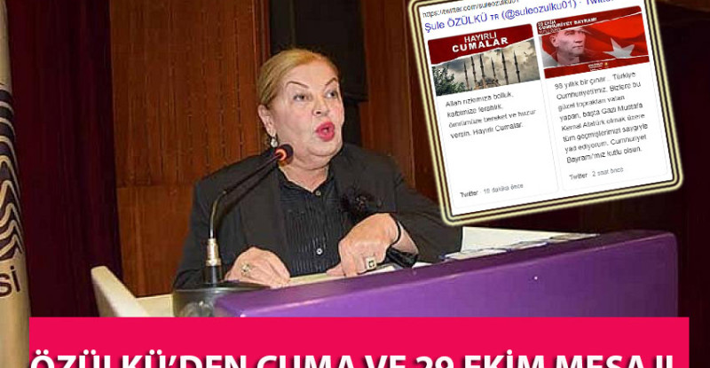Şule Özülkü Kendi Twitter Hesabından Mesaj Yayınladı