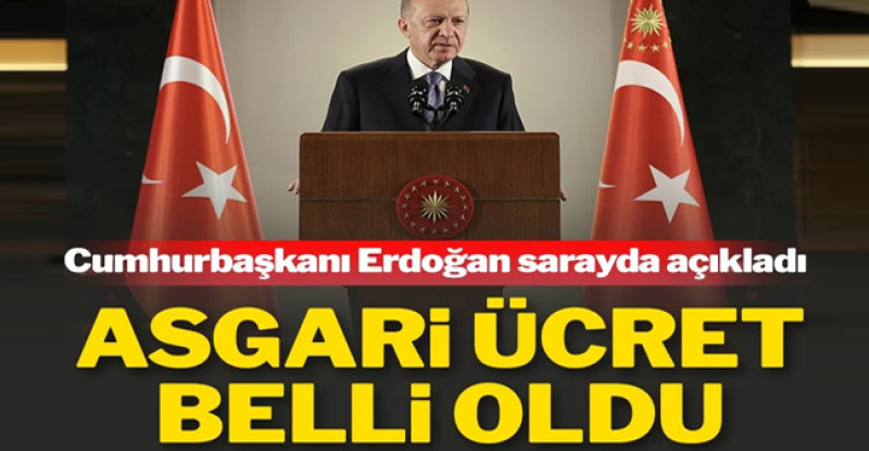 Asgari ücret 2022 belli oldu