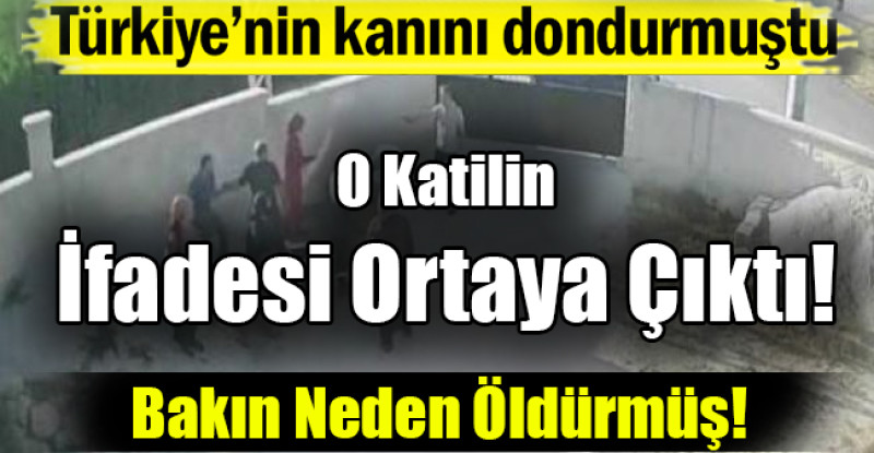 Türkiye’nin kanını dondurmuştu… İfadesi Ortaya Çıktı!