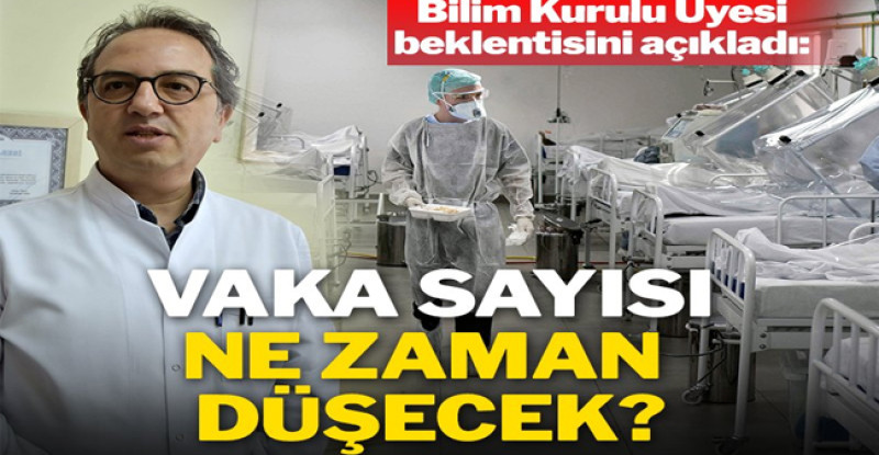 Bilim Kurulu üyesi açıkladı: Vaka sayısı ne zaman düşecek?